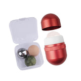 Maxbell Volcanic Roller with Replaceable Balls Portable Mini Reusable for Travel Red