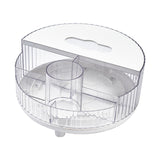 Maxbell Cosmetic Makeup Rack Organizer Container Tabletop for Bathroom Dresser Transparent with Lid