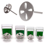 Maxbell Stainless Steel Discs Sanding for Electric file Cracked Heels Tool 15mm