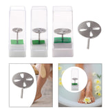 Maxbell Stainless Steel Discs Sanding for Electric file Cracked Heels Tool 15mm