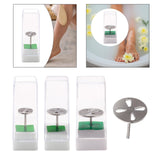 Maxbell Stainless Steel Discs Sanding for Electric file Cracked Heels Tool 15mm