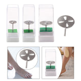 Maxbell Stainless Steel Discs Sanding for Electric file Cracked Heels Tool 15mm
