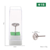 Maxbell Stainless Steel Discs Sanding for Electric file Cracked Heels Tool 15mm