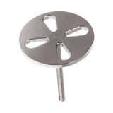 Maxbell Stainless Steel Discs Sanding for Electric file Cracked Heels Tool 4mm
