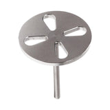 Maxbell Stainless Steel Discs Sanding for Electric file Cracked Heels Tool 4mm