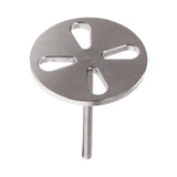 Maxbell Stainless Steel Discs Sanding for Electric file Cracked Heels Tool 4mm