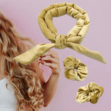 Maxbell Overnight Heatless Curling Rod Hair Roller Comfortable for Long Short Hair Beige