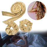 Maxbell Overnight Heatless Curling Rod Hair Roller Comfortable for Long Short Hair Beige