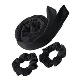Maxbell Overnight Heatless Curling Rod Hair Roller Comfortable for Long Short Hair Black