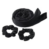 Maxbell Overnight Heatless Curling Rod Hair Roller Comfortable for Long Short Hair Black