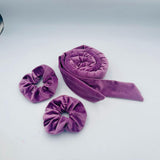 Maxbell Overnight Heatless Curling Rod Hair Roller Comfortable for Long Short Hair Violet