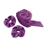 Maxbell Overnight Heatless Curling Rod Hair Roller Comfortable for Long Short Hair Violet