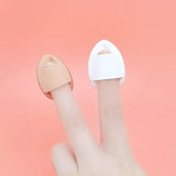 Maxbell 10Pcs triangle Puff soft Tool for Contouring Blush White