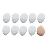 Maxbell 10Pcs triangle Puff soft Tool for Contouring Blush White