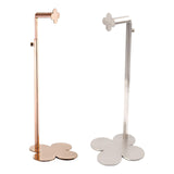 Maxbell Metal Handbag Display Stand Single Hook Adjustable for Wardrobe Storage Argent