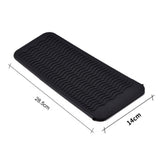 Maxbell Hair Straightener Storage Bag Waterproof Heat Resistant Mat for Travel Black