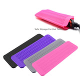 Maxbell Hair Straightener Storage Bag Waterproof Heat Resistant Mat for Travel Black