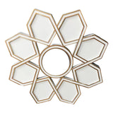 Maxbell Makeup Mirror Ornament Decorative Mirror for Washroom Bedroom White