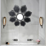Maxbell Makeup Mirror Ornament Decorative Mirror for Washroom Bedroom Black