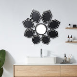 Maxbell Makeup Mirror Ornament Decorative Mirror for Washroom Bedroom Black