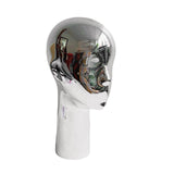 Maxbell Mannequin Head Hat Caps wighairpiece Display Holder Professional Durable Fashion silvercolored