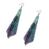 Maxbell Long Tassels Dangle Earrings Large Bohemia Party Earrings for Ladies Bride Multicolor