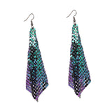 Maxbell Long Tassels Dangle Earrings Large Bohemia Party Earrings for Ladies Bride Multicolor