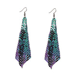 Maxbell Long Tassels Dangle Earrings Large Bohemia Party Earrings for Ladies Bride Multicolor