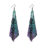 Maxbell Long Tassels Dangle Earrings Large Bohemia Party Earrings for Ladies Bride Multicolor