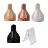 Maxbell Soft Silicone Nose Model Simulation Reusable Flexible for Piercing Practice Skin Color Nose