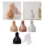 Maxbell Soft Silicone Nose Model Simulation Reusable Flexible for Piercing Practice Skin Color Nose