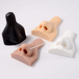 Maxbell Soft Silicone Nose Model Simulation Reusable Flexible for Piercing Practice Skin Color Nose