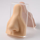 Maxbell Soft Silicone Nose Model Simulation Reusable Flexible for Piercing Practice Skin Color Nose