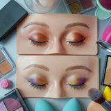 Maxbell Makeup Practice face Eyebrow Lash Training for Makeup Artist Beginners