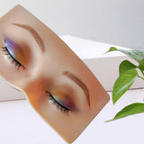Maxbell Makeup Practice face Eyebrow Lash Training for Makeup Artist Beginners