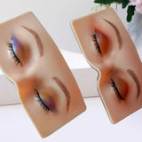 Maxbell Makeup Practice face Eyebrow Lash Training for Makeup Artist Beginners