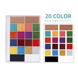 Maxbell Face Body Paint Set Makeup Tool Professional for Halloween Holiday Party