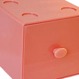 Maxbell Desktop Drawer Box Space Saving Cosmetic Holder for Office Dorm Hallway Pink
