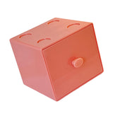 Maxbell Desktop Drawer Box Space Saving Cosmetic Holder for Office Dorm Hallway Pink
