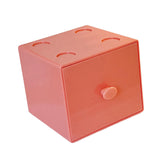 Maxbell Desktop Drawer Box Space Saving Cosmetic Holder for Office Dorm Hallway Pink