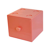 Maxbell Desktop Drawer Box Space Saving Cosmetic Holder for Office Dorm Hallway Pink