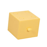 Maxbell Desktop Drawer Box Space Saving Cosmetic Holder for Office Dorm Hallway Yellow