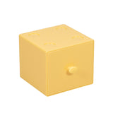 Maxbell Desktop Drawer Box Space Saving Cosmetic Holder for Office Dorm Hallway Yellow