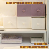 Maxbell Desktop Drawer Box Space Saving Cosmetic Holder for Office Dorm Hallway Yellow