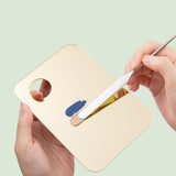 Maxbell Acrylic Makeup Mixing Palette Color Mixing Blending painting Paint Pink W/ Mixing Rod