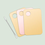 Maxbell Acrylic Makeup Mixing Palette Color Mixing Blending painting Paint Pink W/ Mixing Rod