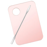 Maxbell Acrylic Makeup Mixing Palette Color Mixing Blending painting Paint Pink W/ Mixing Rod
