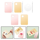 Maxbell Acrylic Makeup Mixing Palette Color Mixing Blending painting Paint Pink W/ Mixing Rod