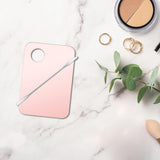 Maxbell Acrylic Makeup Mixing Palette Color Mixing Blending painting Paint Pink W/ Mixing Rod