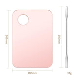 Maxbell Acrylic Makeup Mixing Palette Color Mixing Blending painting Paint Pink W/ Mixing Rod